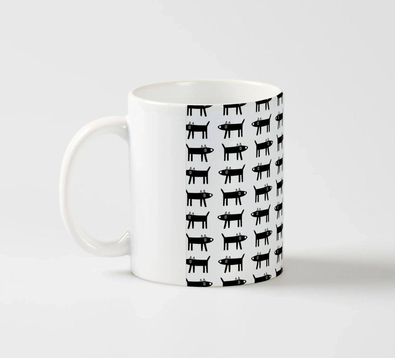 dog pattern 1 tazza in ceramica da Studio Teer