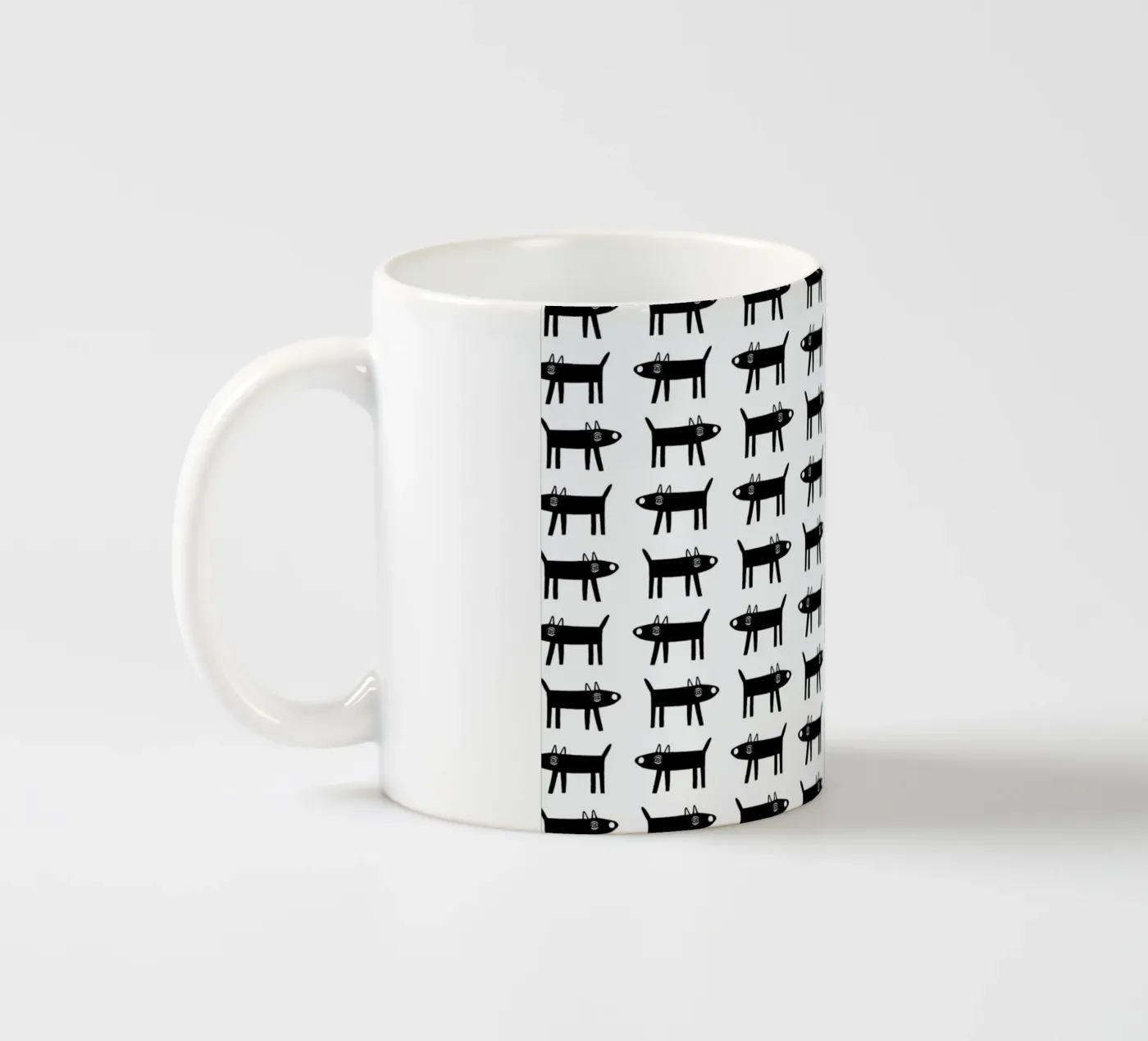dog pattern 1 tazza in ceramica da Studio Teer
