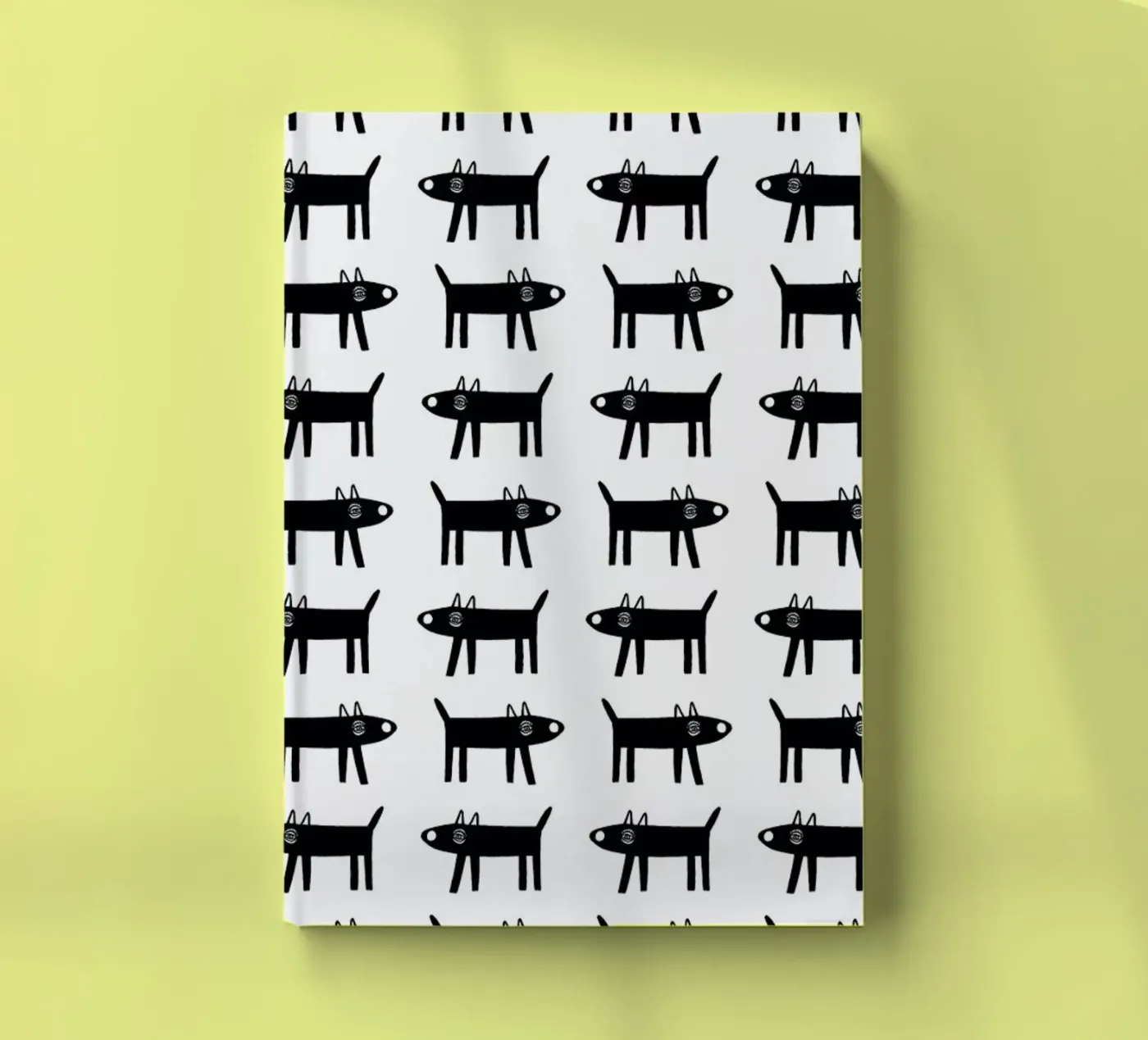 dog pattern 1 notebook by Studio Teer