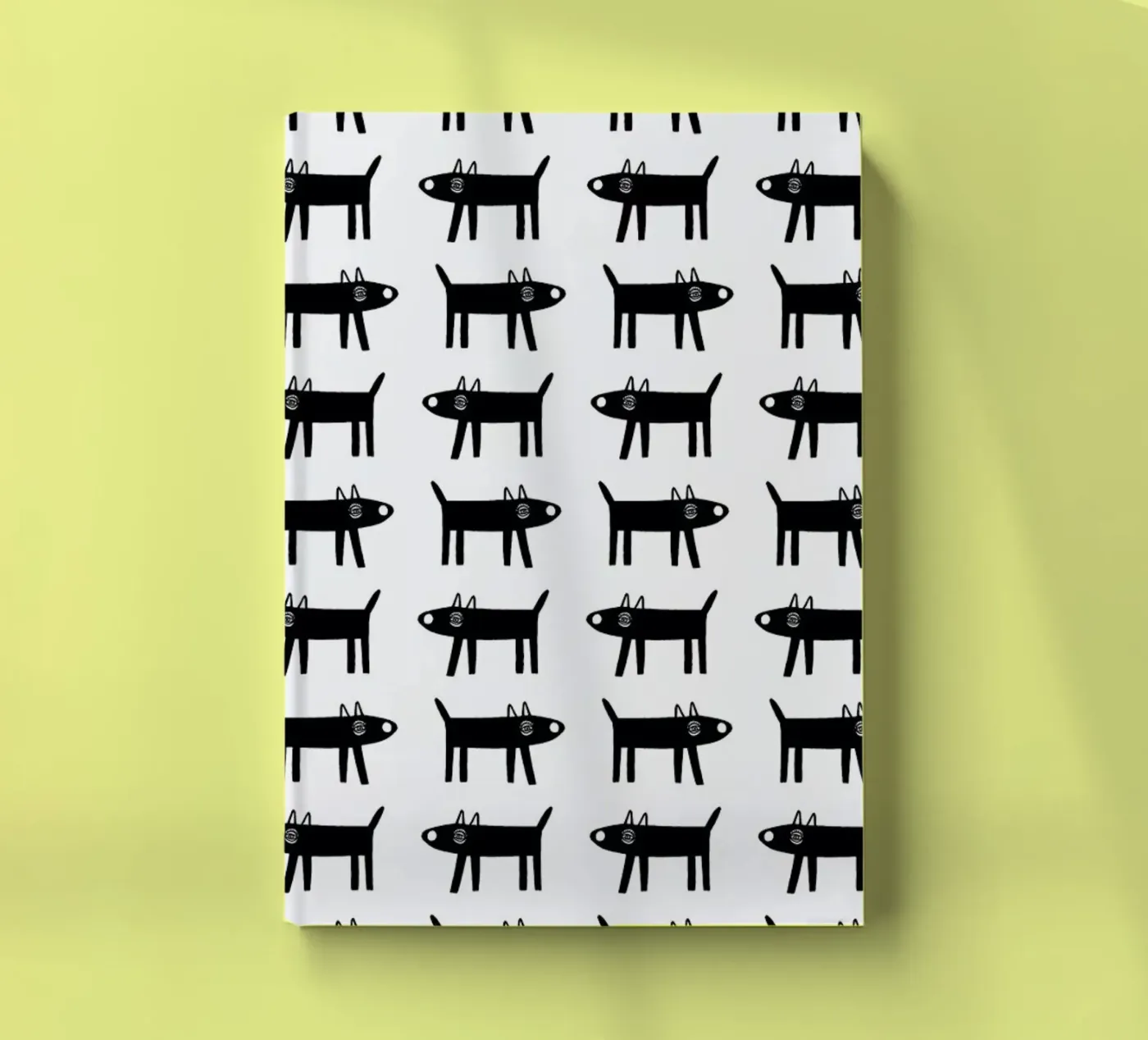dog pattern 1 notitieboek van Studio Teer