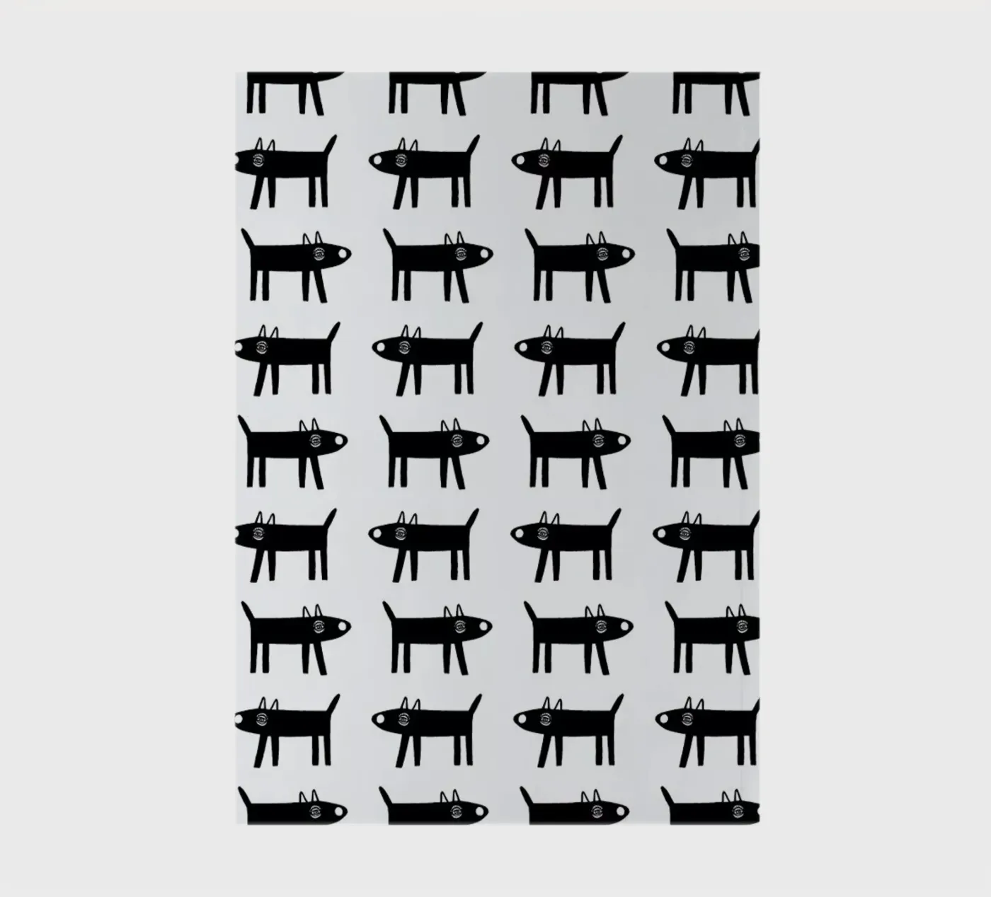 dog pattern 1 notitieboek van Studio Teer