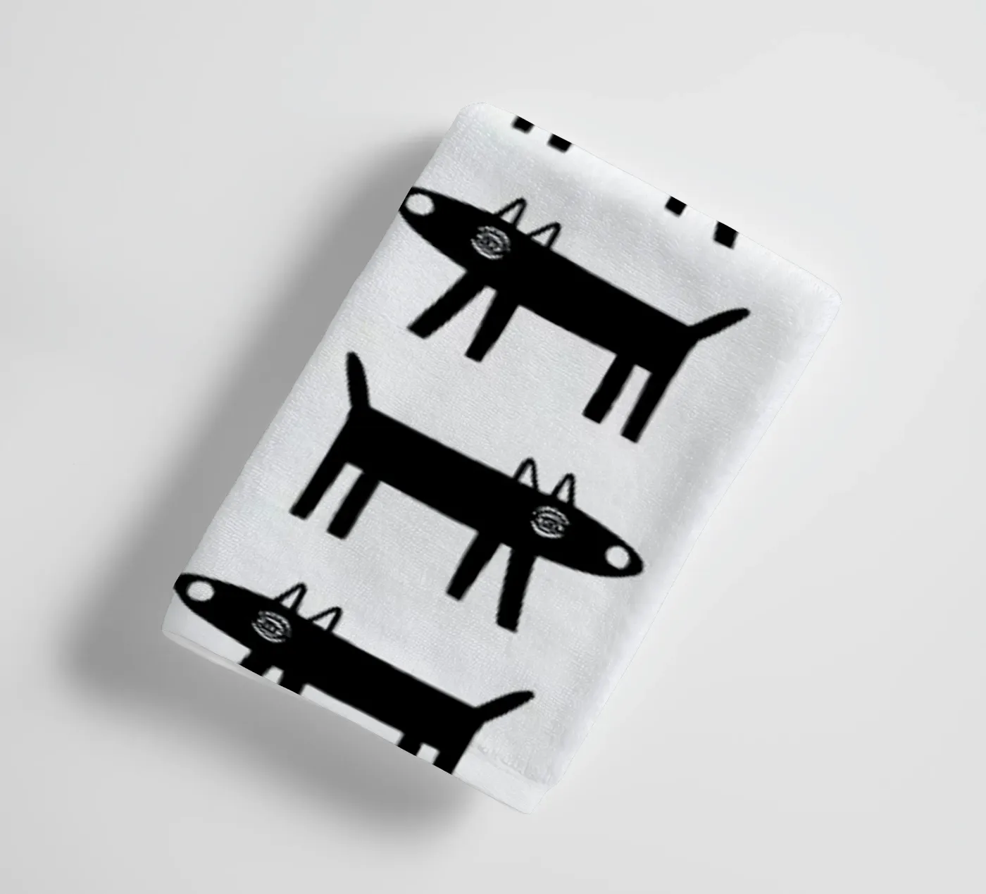 dog pattern 1 towel by Studio Teer