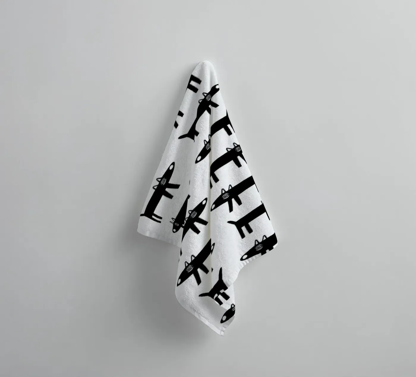 dog pattern 1 towel by Studio Teer