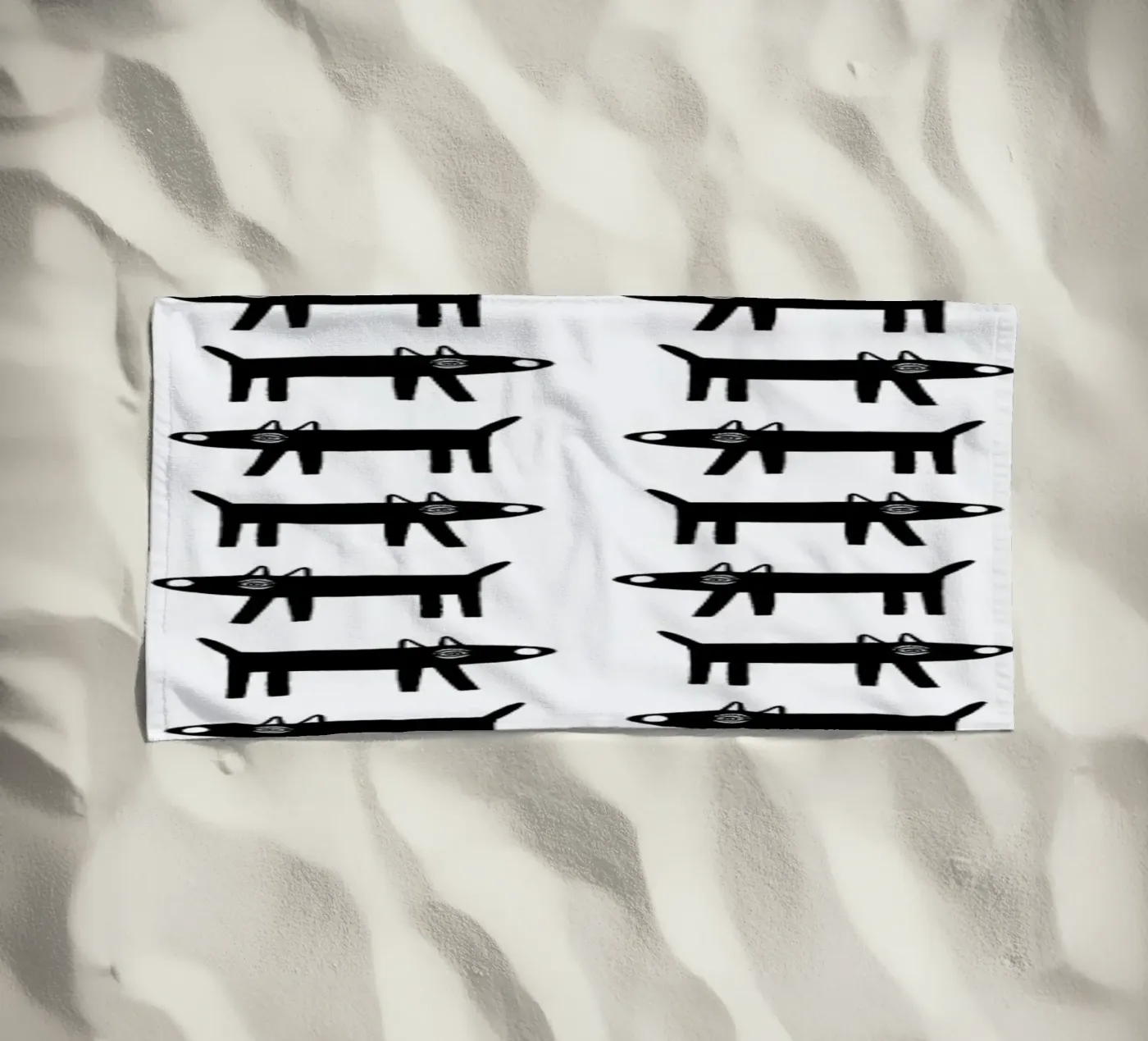 dog pattern 1 telo mare da Studio Teer