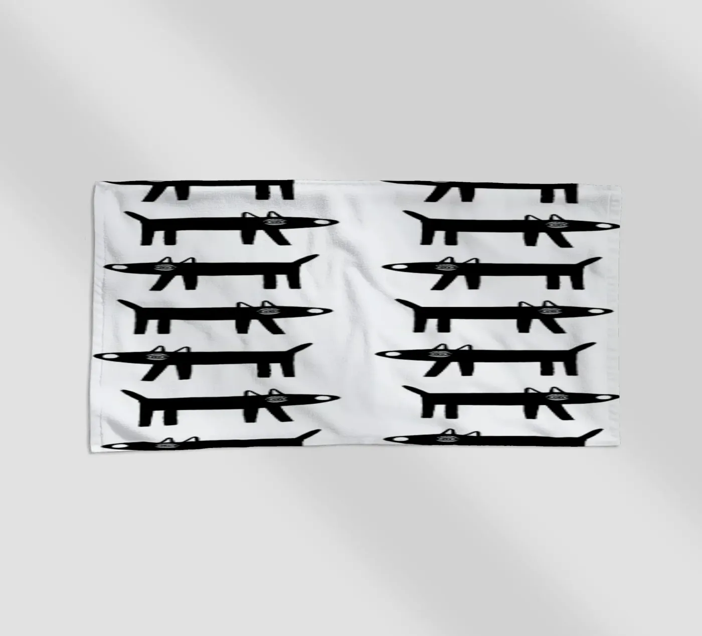 dog pattern 1 telo mare da Studio Teer