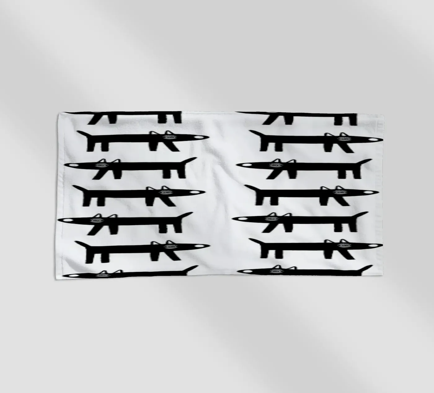 dog pattern 1 telo mare da Studio Teer