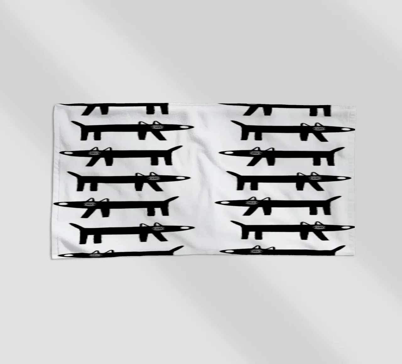 dog pattern 1 telo mare da Studio Teer