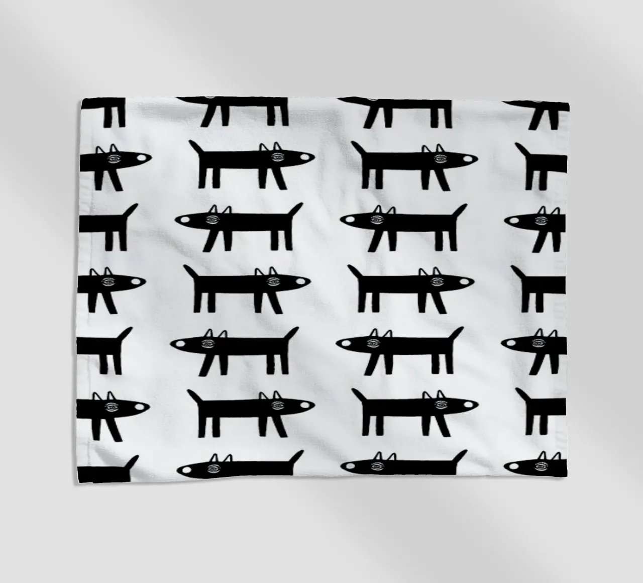 dog pattern 1 telo mare da Studio Teer