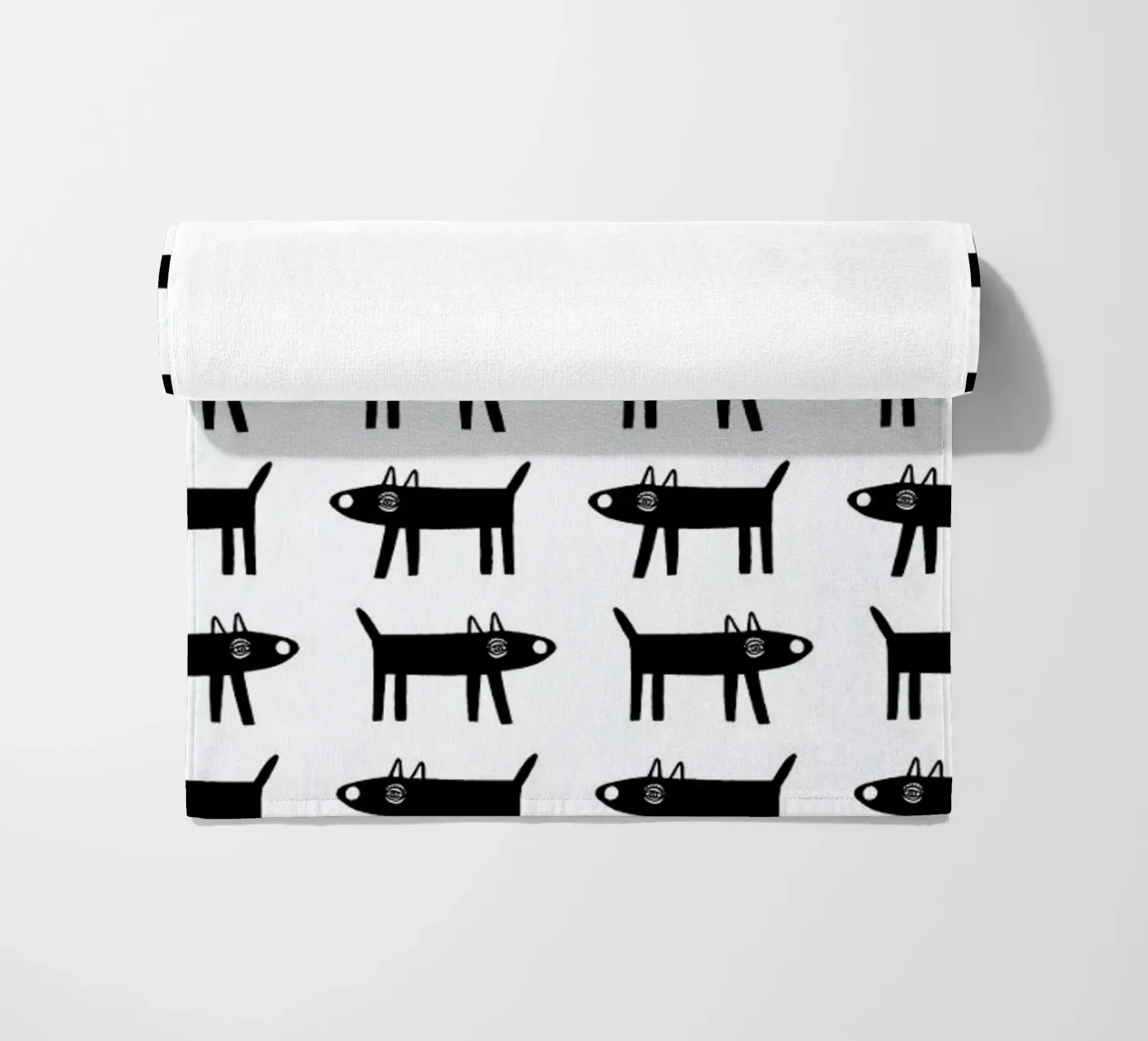 dog pattern 1 telo mare da Studio Teer