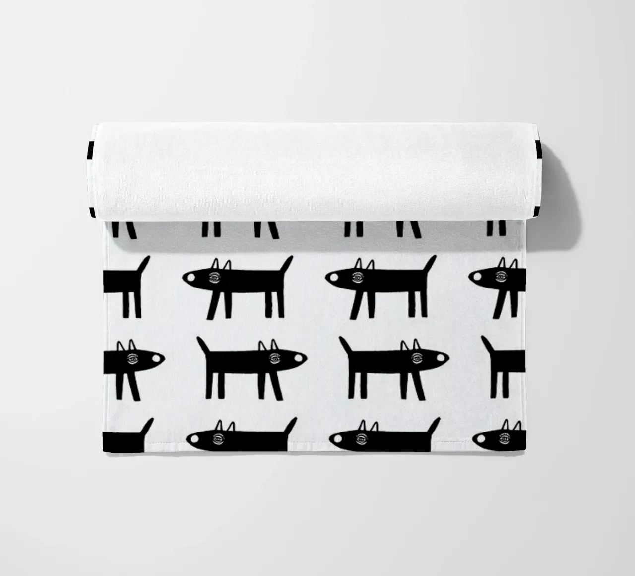 dog pattern 1 telo mare da Studio Teer