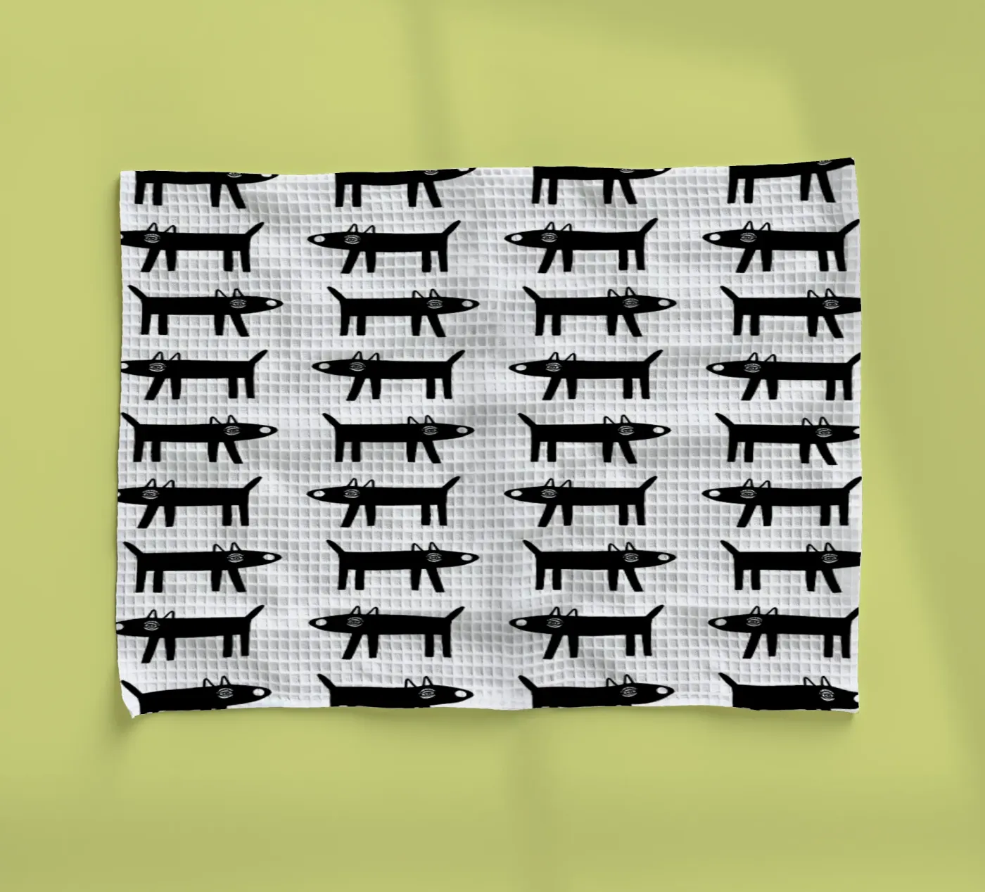 dog pattern 1 torchon de Studio Teer