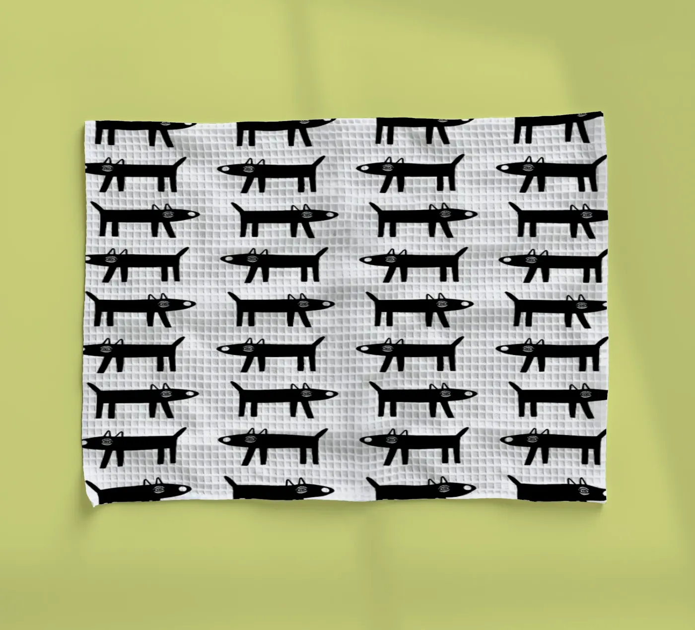 dog pattern 1 Geschirrtuch von Studio Teer