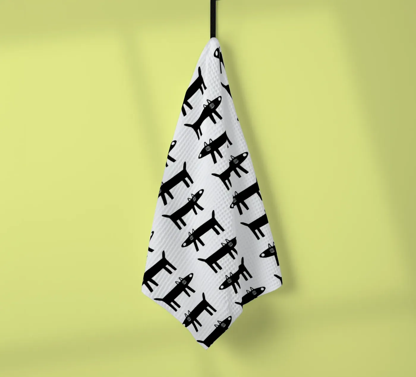 dog pattern 1 Geschirrtuch von Studio Teer