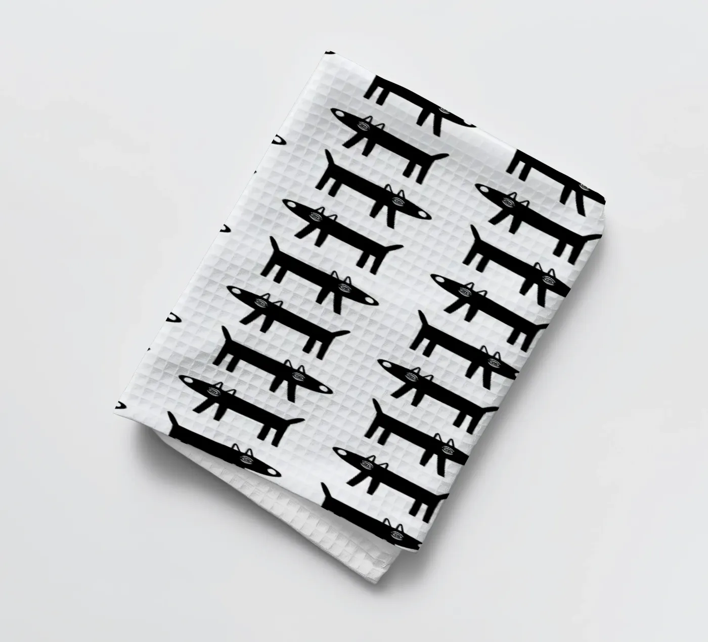 dog pattern 1 Geschirrtuch von Studio Teer