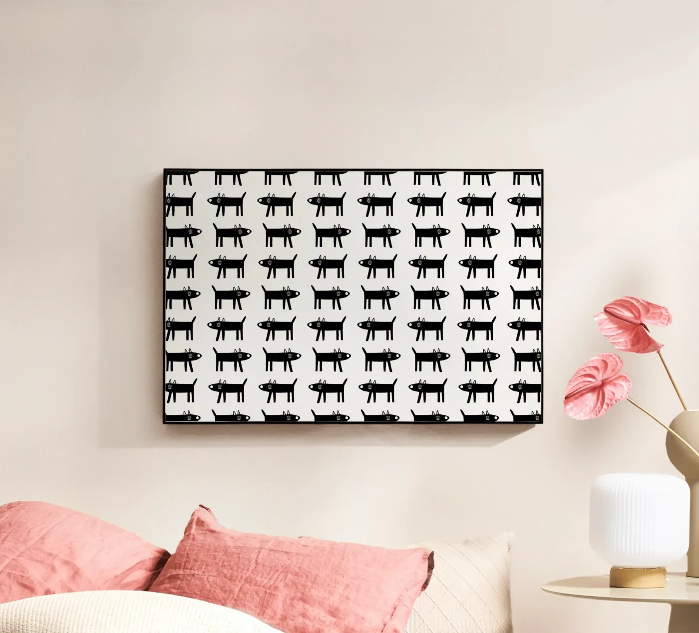 dog pattern 1 plexiglas de Studio Teer