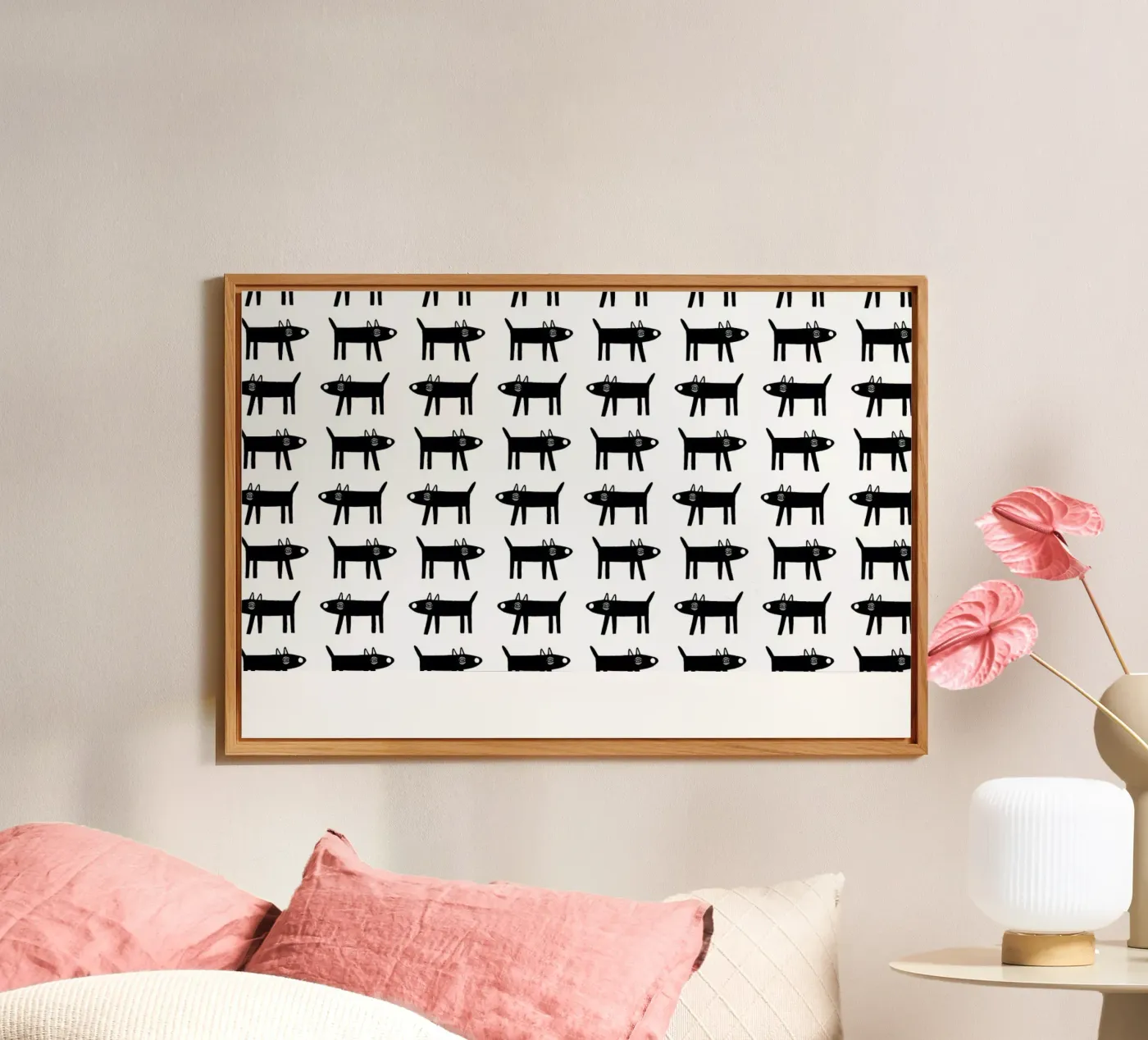 dog pattern 1 pannello forex da Studio Teer
