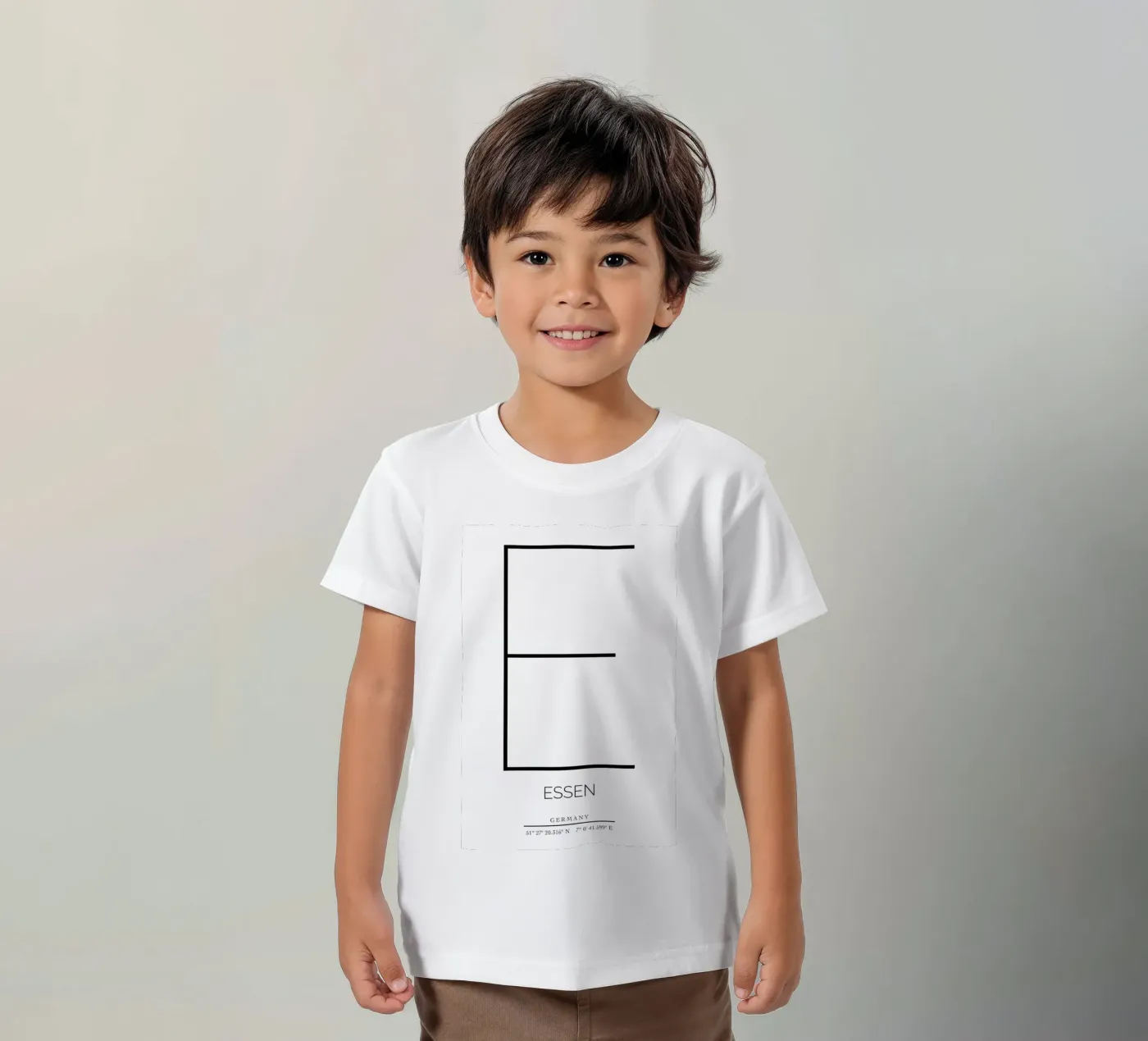 ESSEN -  white t-shirt bambini da CityLights