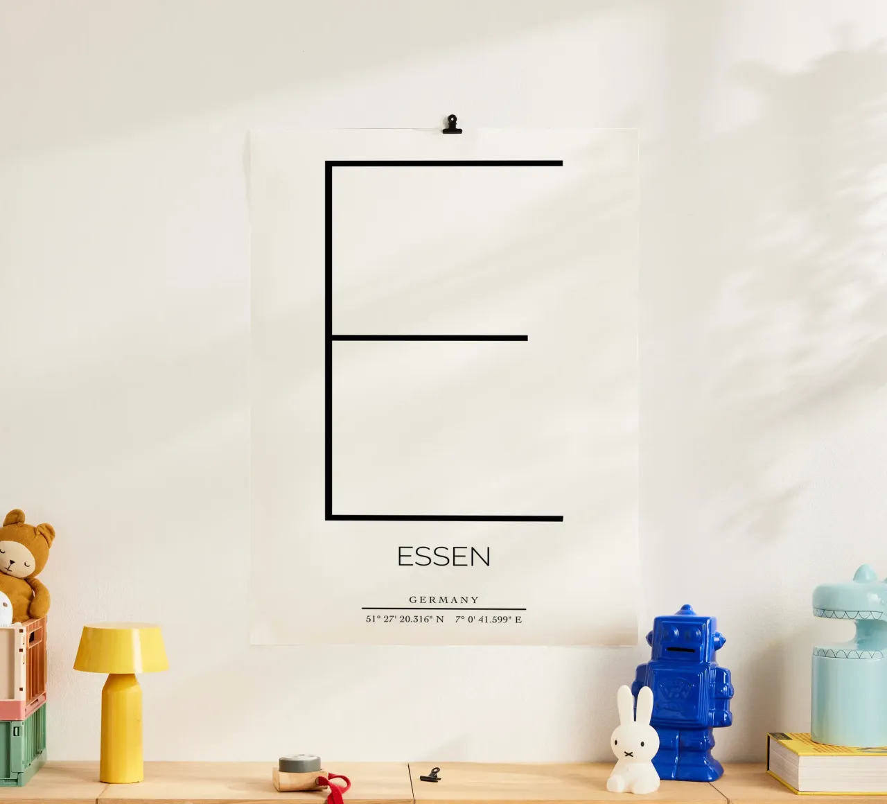 ESSEN - white poster da CityLights