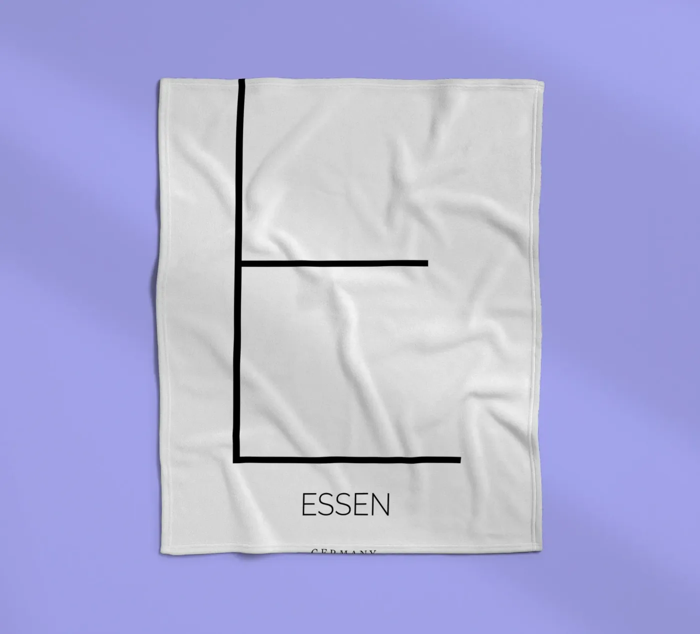 ESSEN - white fleecedeken van CityLights