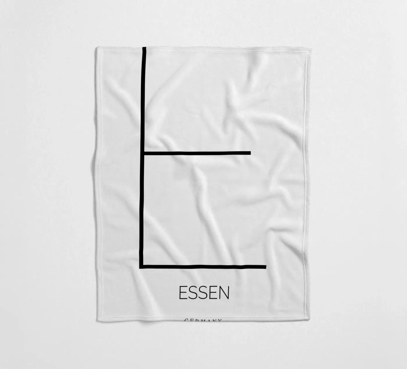 ESSEN - white fleecedeken van CityLights