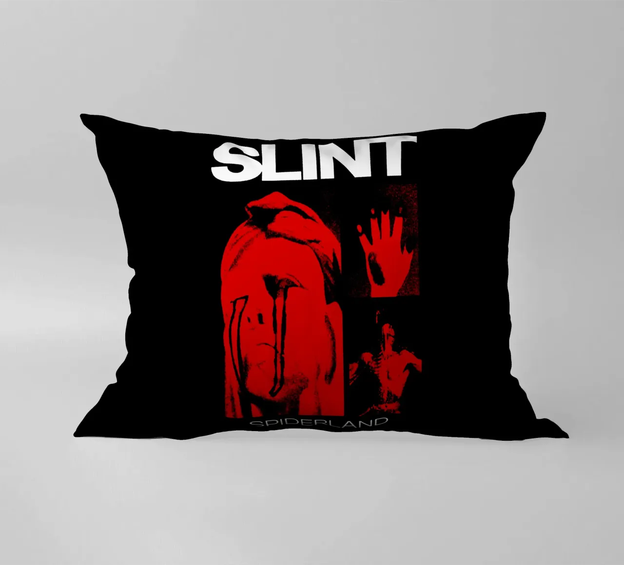 Silhouette Spiderland - Slint Rock cuscino da mannys_artt