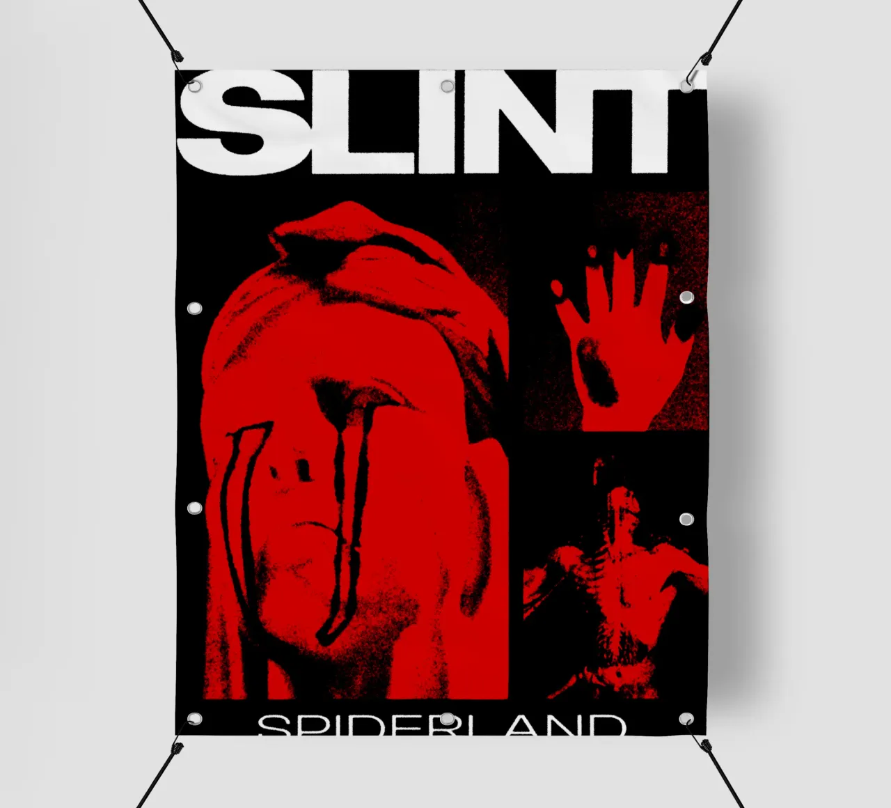 Silhouette Spiderland - Slint Rock telo in pvc da mannys_artt