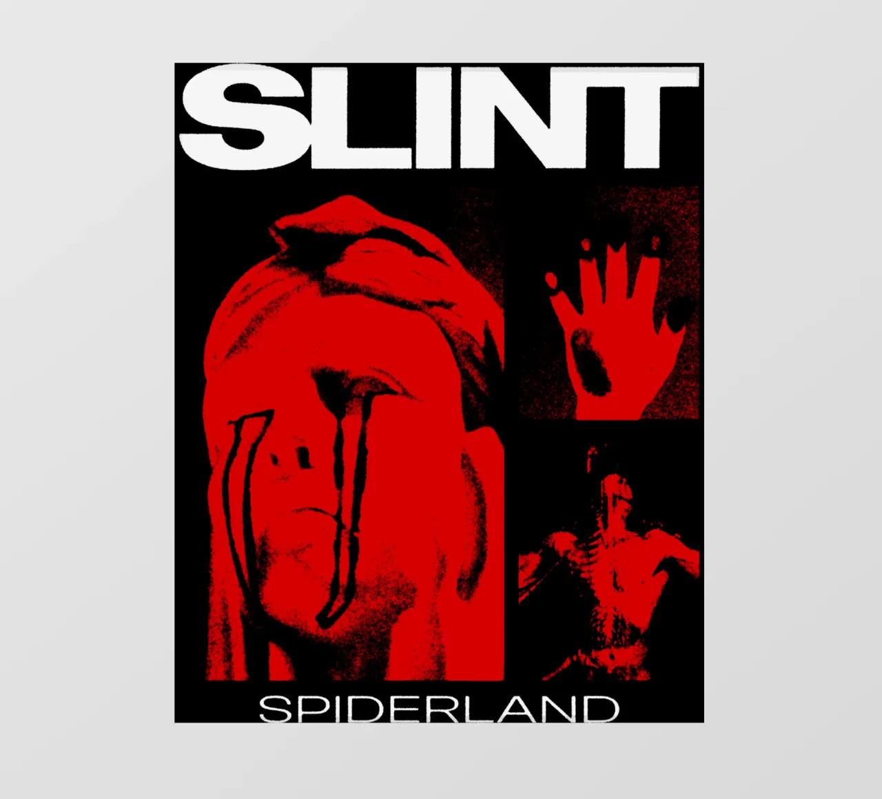 Silhouette Spiderland - Slint Rock telo in pvc da mannys_artt