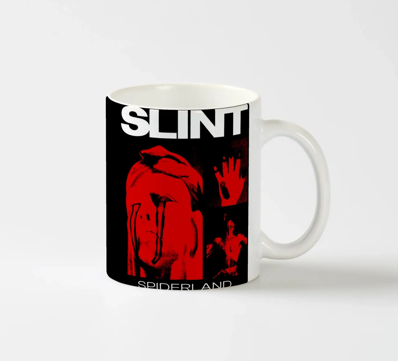 Silhouette Spiderland - Slint Rock tazza in ceramica da mannys_artt