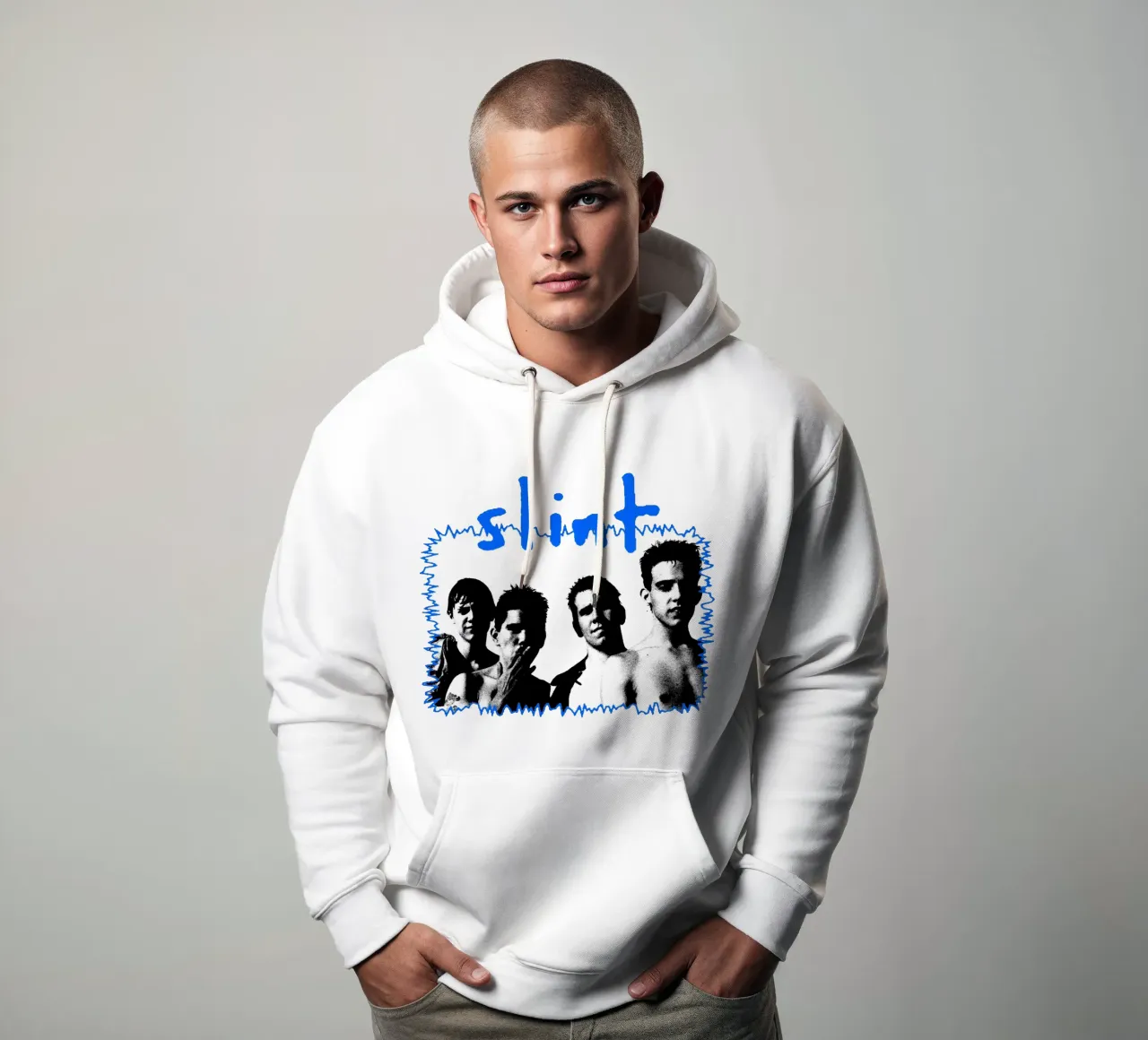Silhouette Stile Folk - Slint felpa con cappuccio da mannys_artt