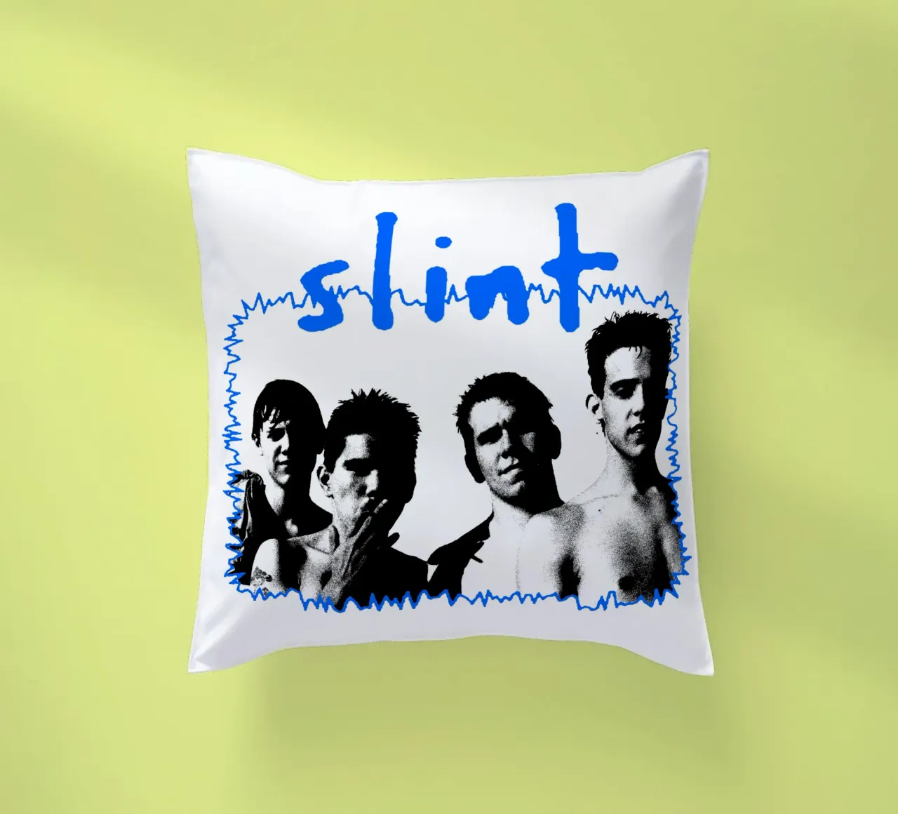 Silhouette Stile Folk - Slint cuscino da mannys_artt
