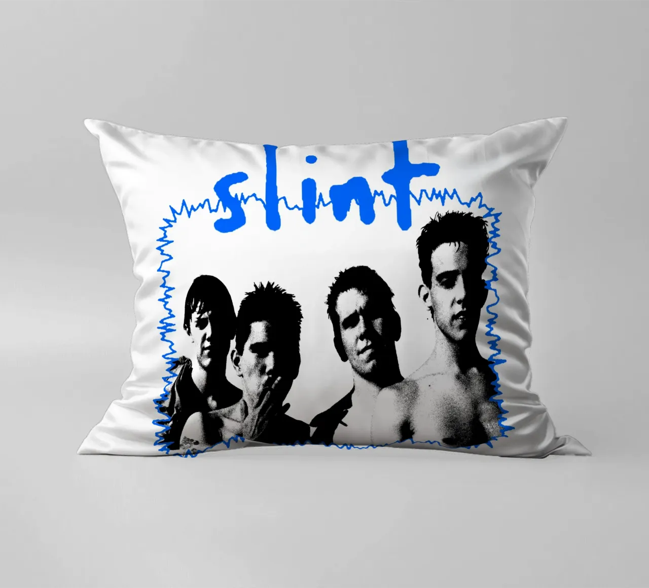Silhouette Stile Folk - Slint cuscino da mannys_artt