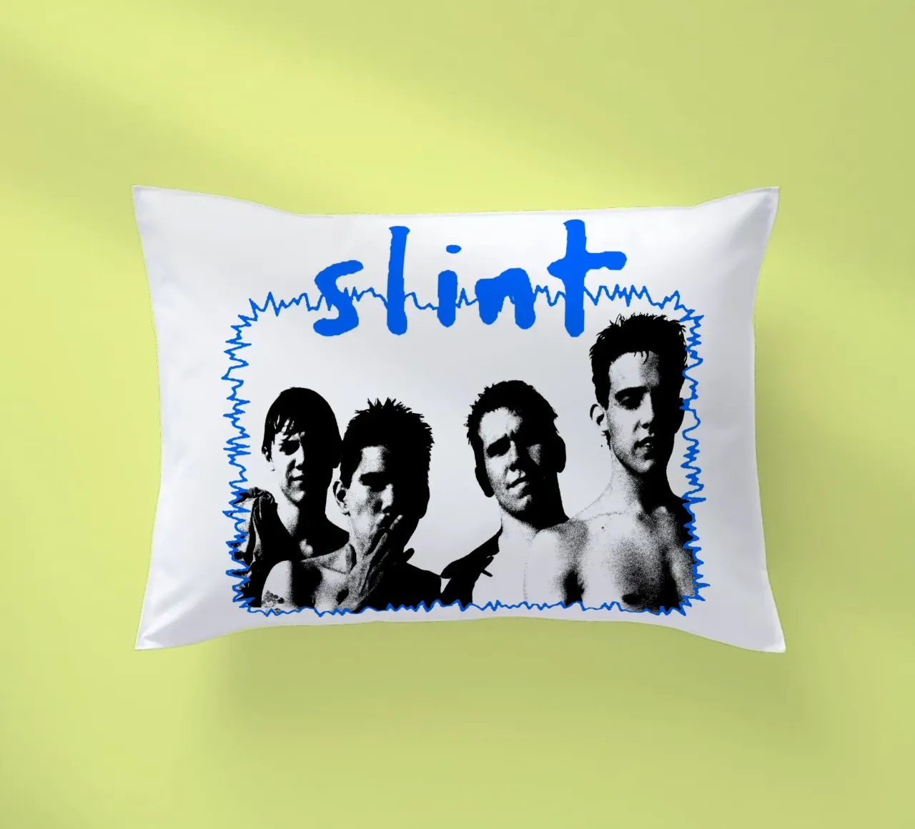 Silhouette Stile Folk - Slint cuscino da mannys_artt