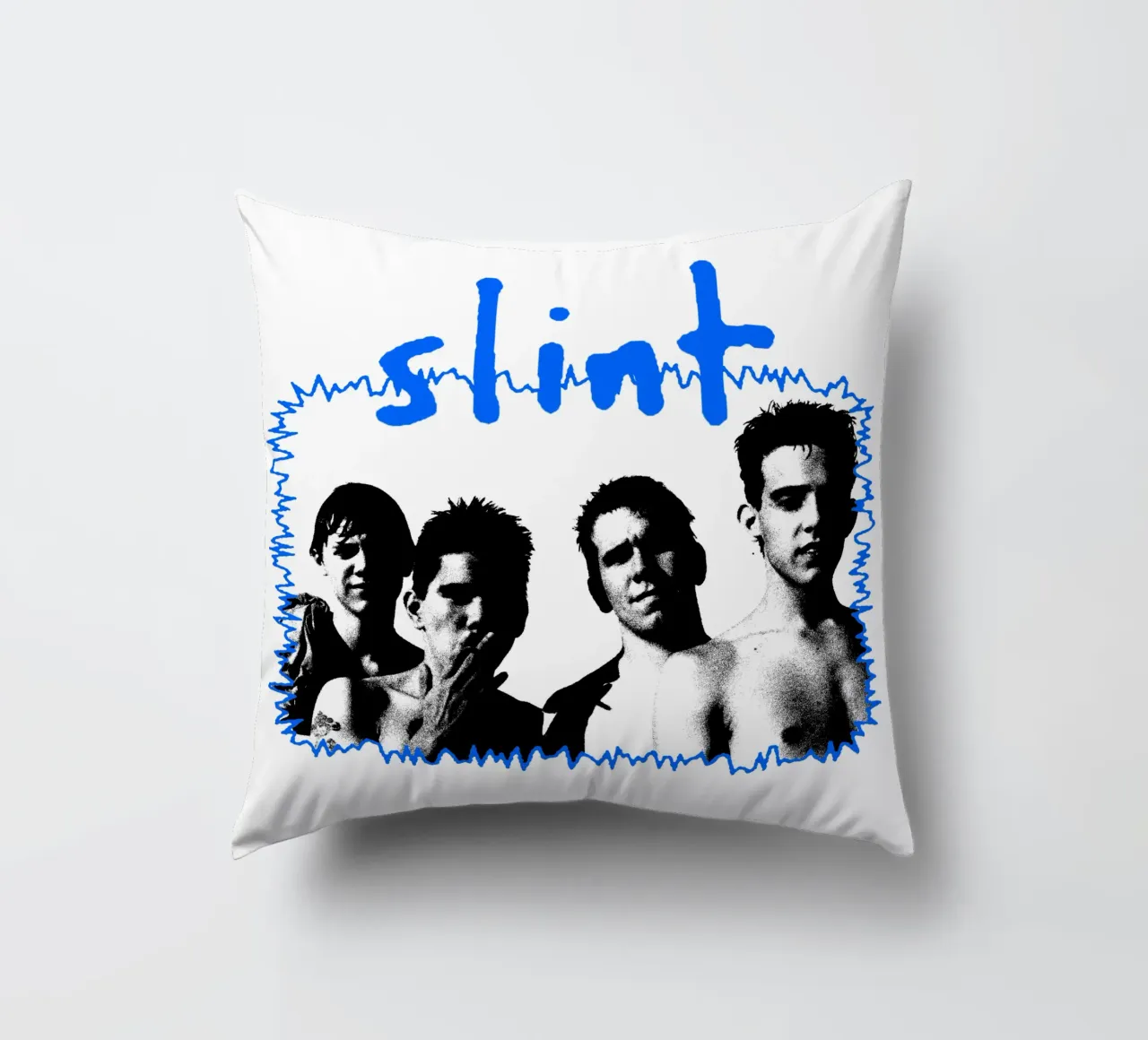 Silhouette Stile Folk - Slint cuscino da mannys_artt