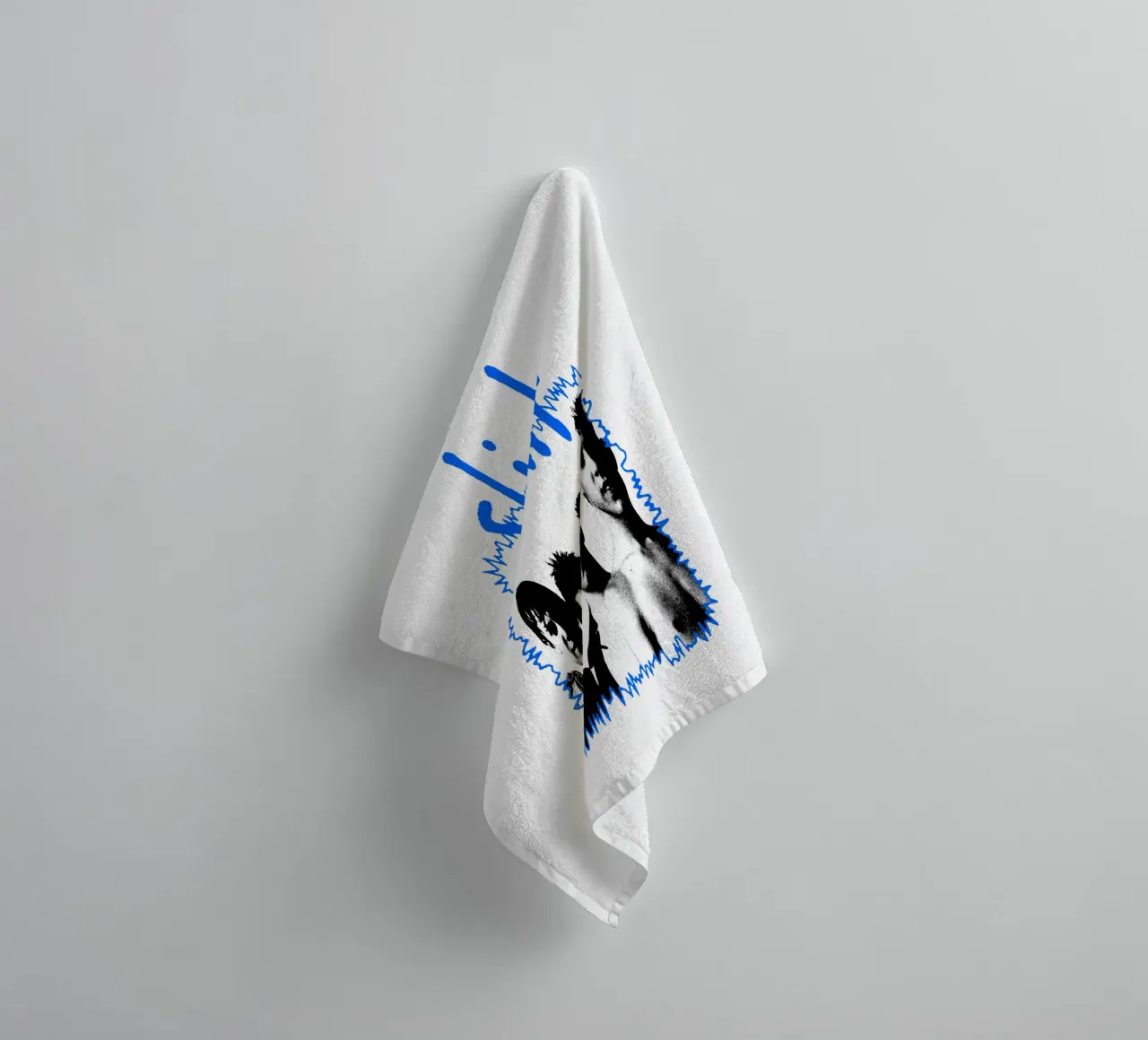 Silhouette Style Folk - Slint towel by mannys_artt