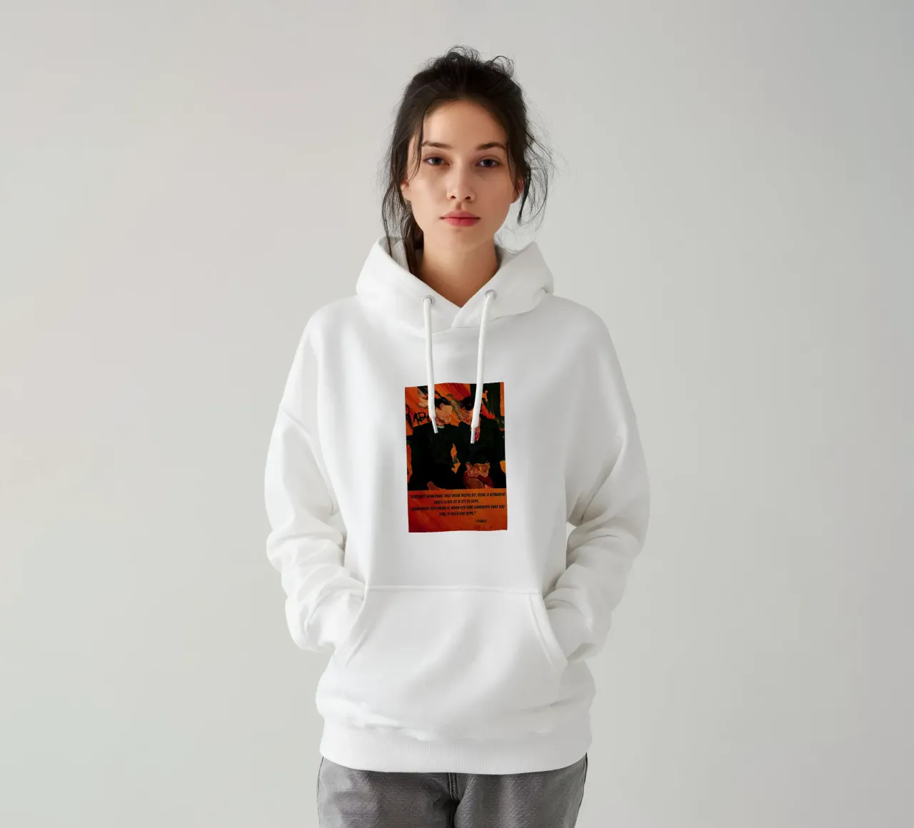Love Is Not Something Fleabag Poster felpa con cappuccio da JAMYETY