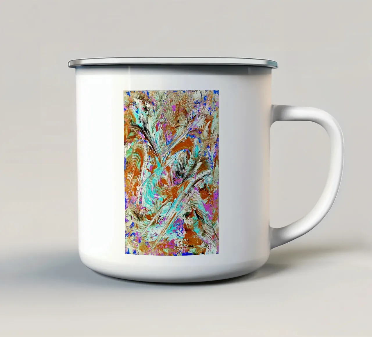 IDEAL GIFT 87 invers. tazza in smalto da Thierry Vobmann Abstract painting