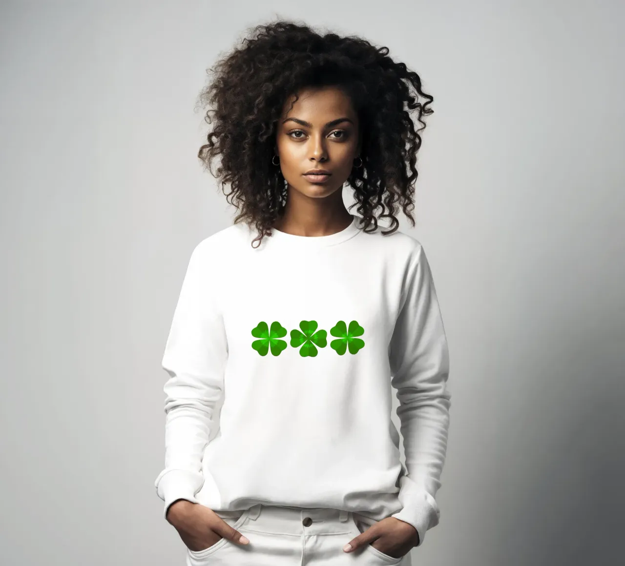 Four Leaf Clover felpa da Lidia Blomgren