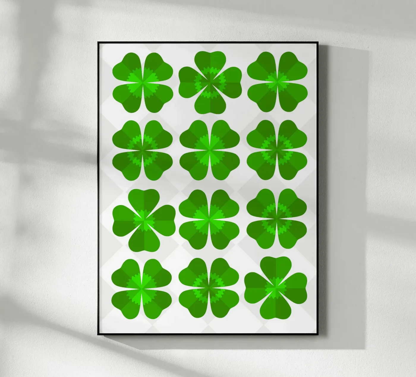Four Leaf Clover Acryl-Glas von Lidia Blomgren