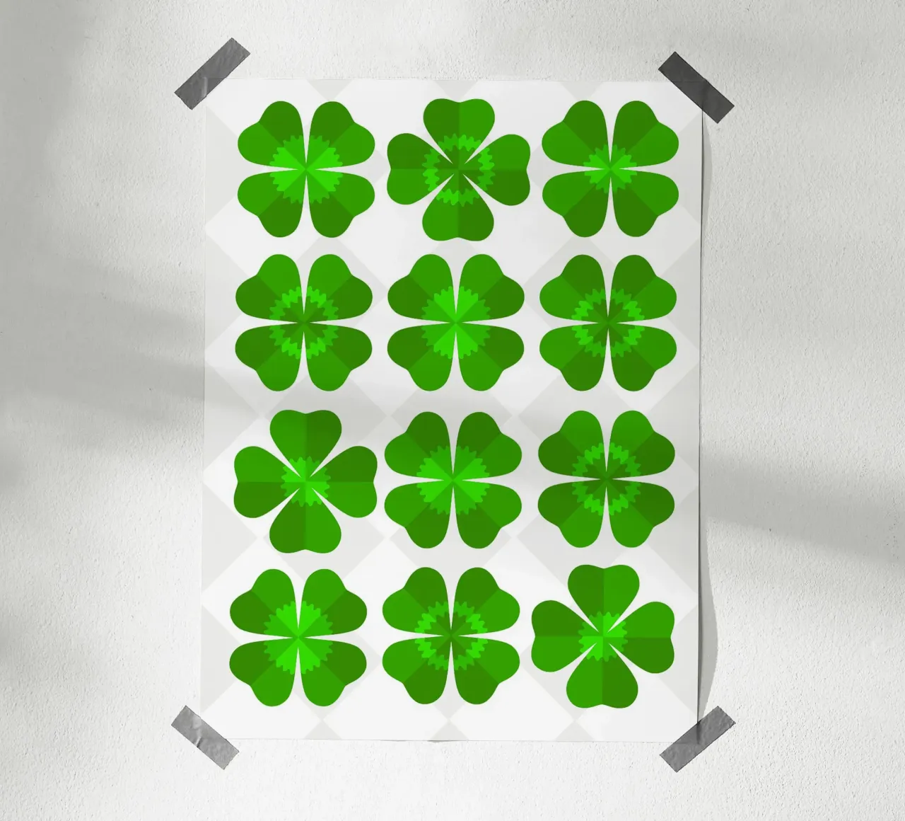 Four Leaf Clover poster da Lidia Blomgren