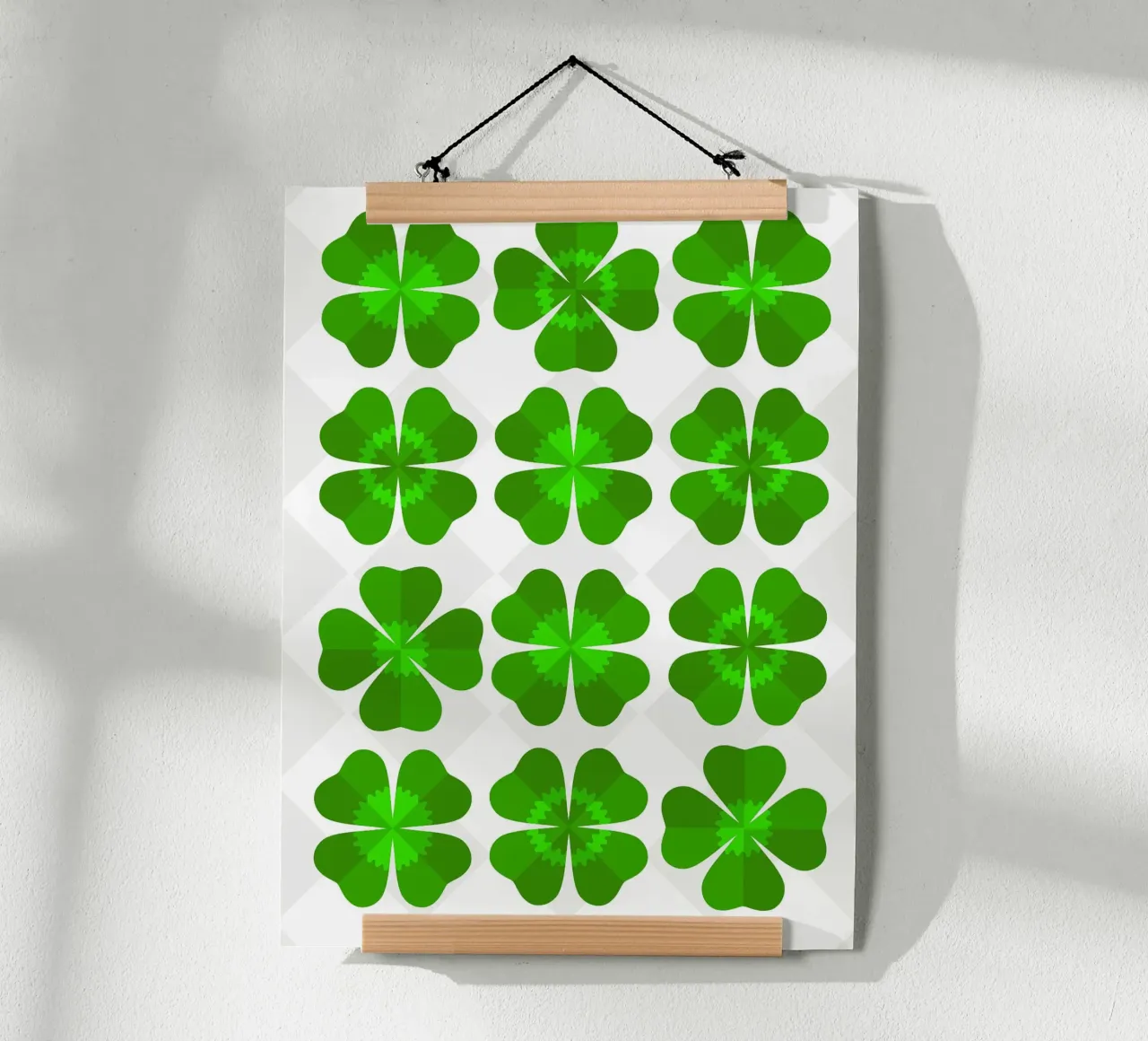 Four Leaf Clover carta hahnemühle da Lidia Blomgren