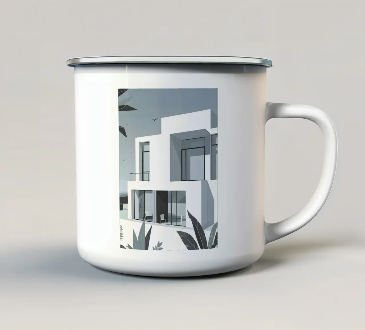 Schema della casa moderna tazza in smalto da LIFESTYLE OBJECTS