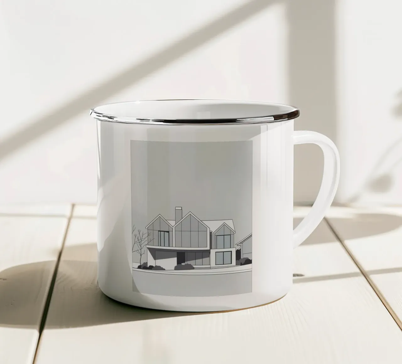 Schema della casa moderna tazza in smalto da LIFESTYLE OBJECTS