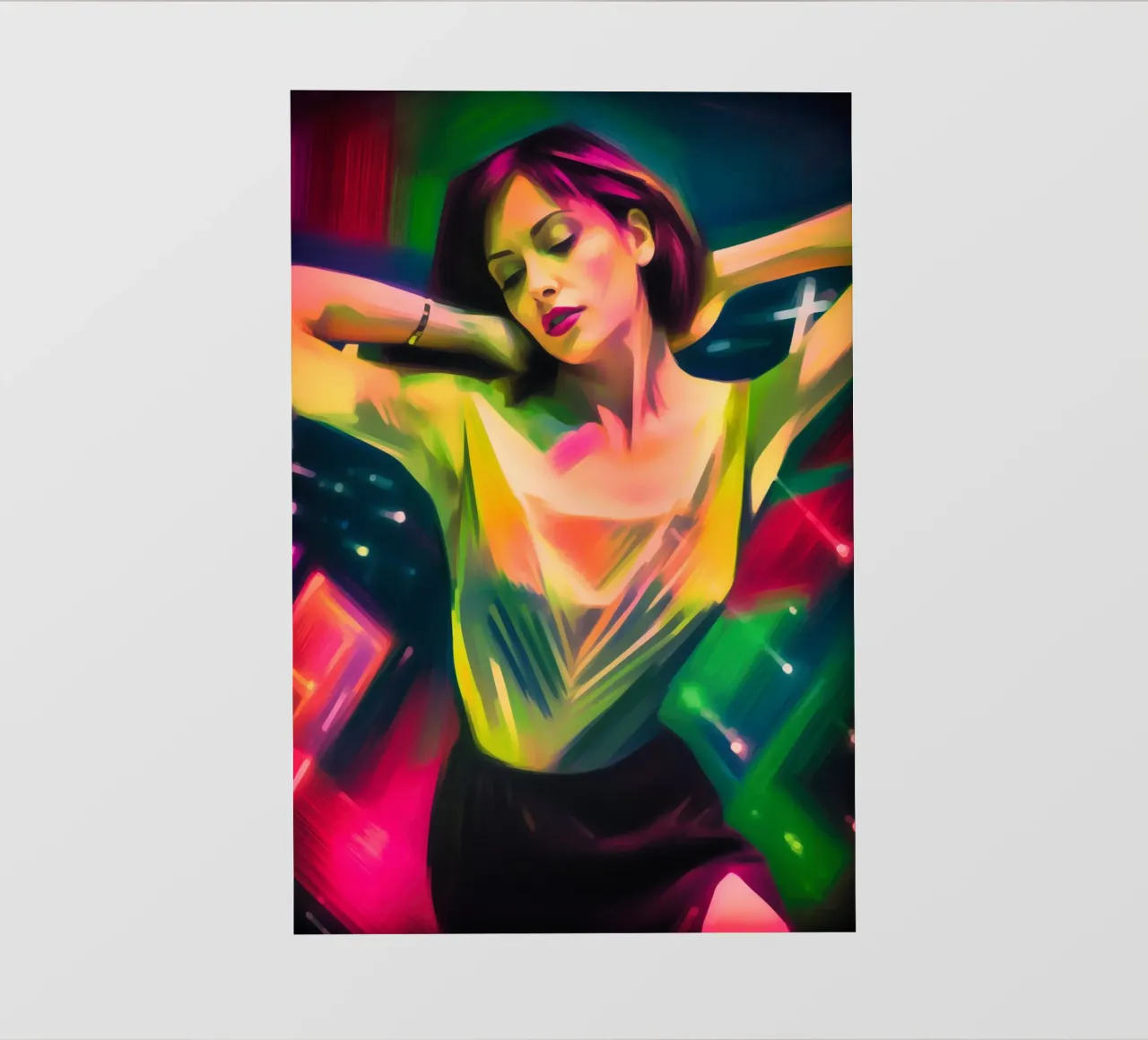 Dancing to the End of Love | Digitale Neon Malerei pellicola backlit da Autofocus