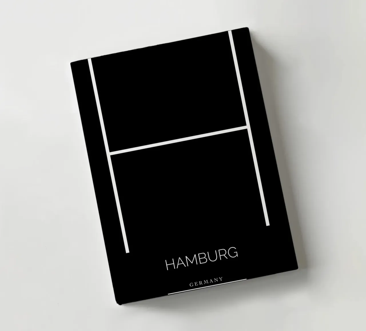 HAMBURG -  black notebook by CityLights