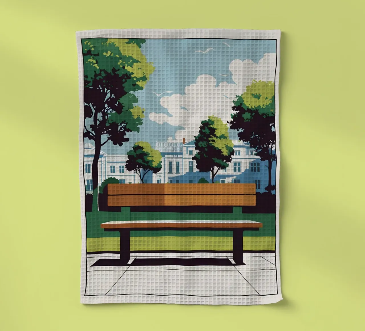 Schéma du banc torchon de LIFESTYLE OBJECTS
