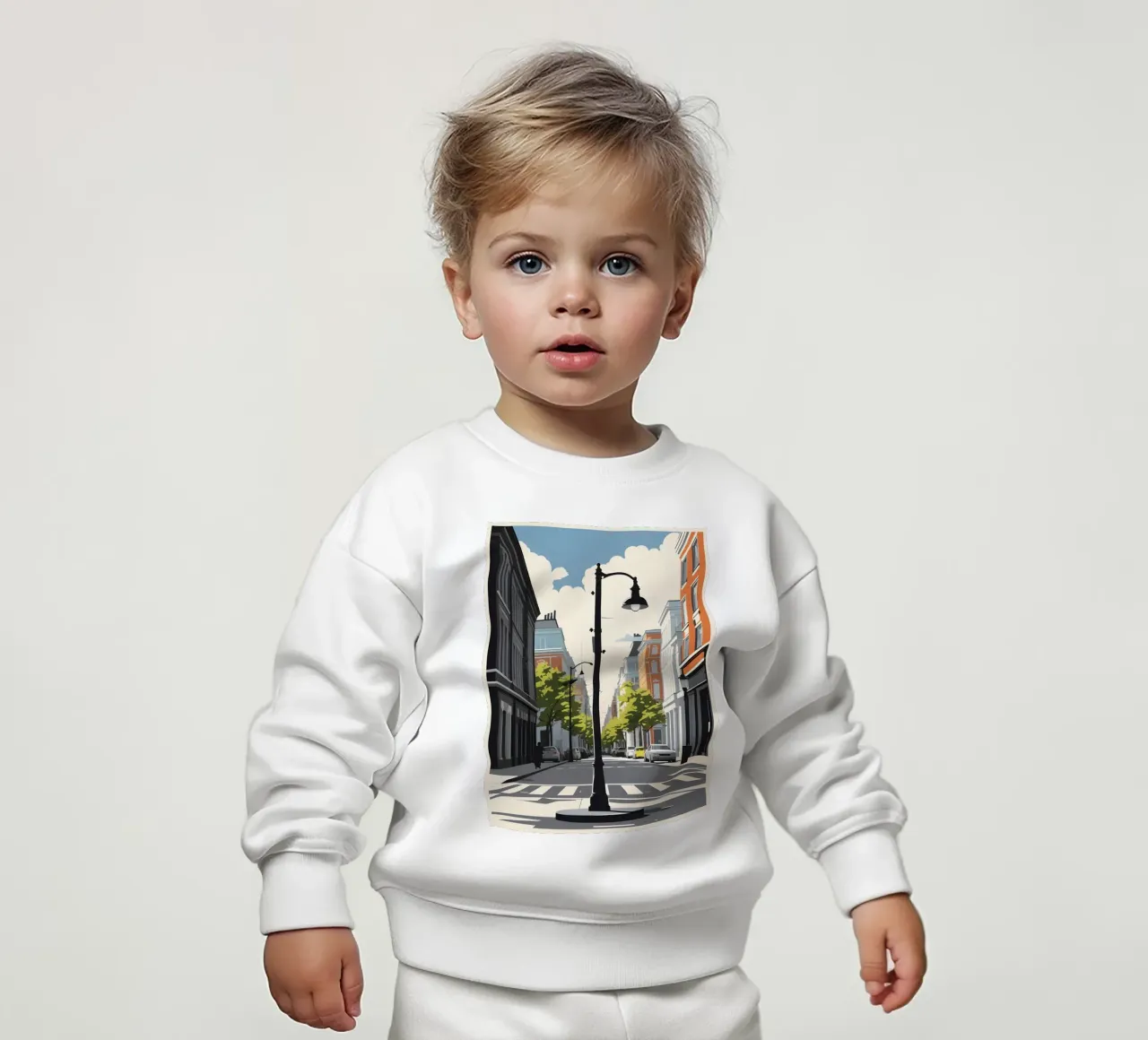 Sagoma di un lampione felpa neonato da LIFESTYLE OBJECTS