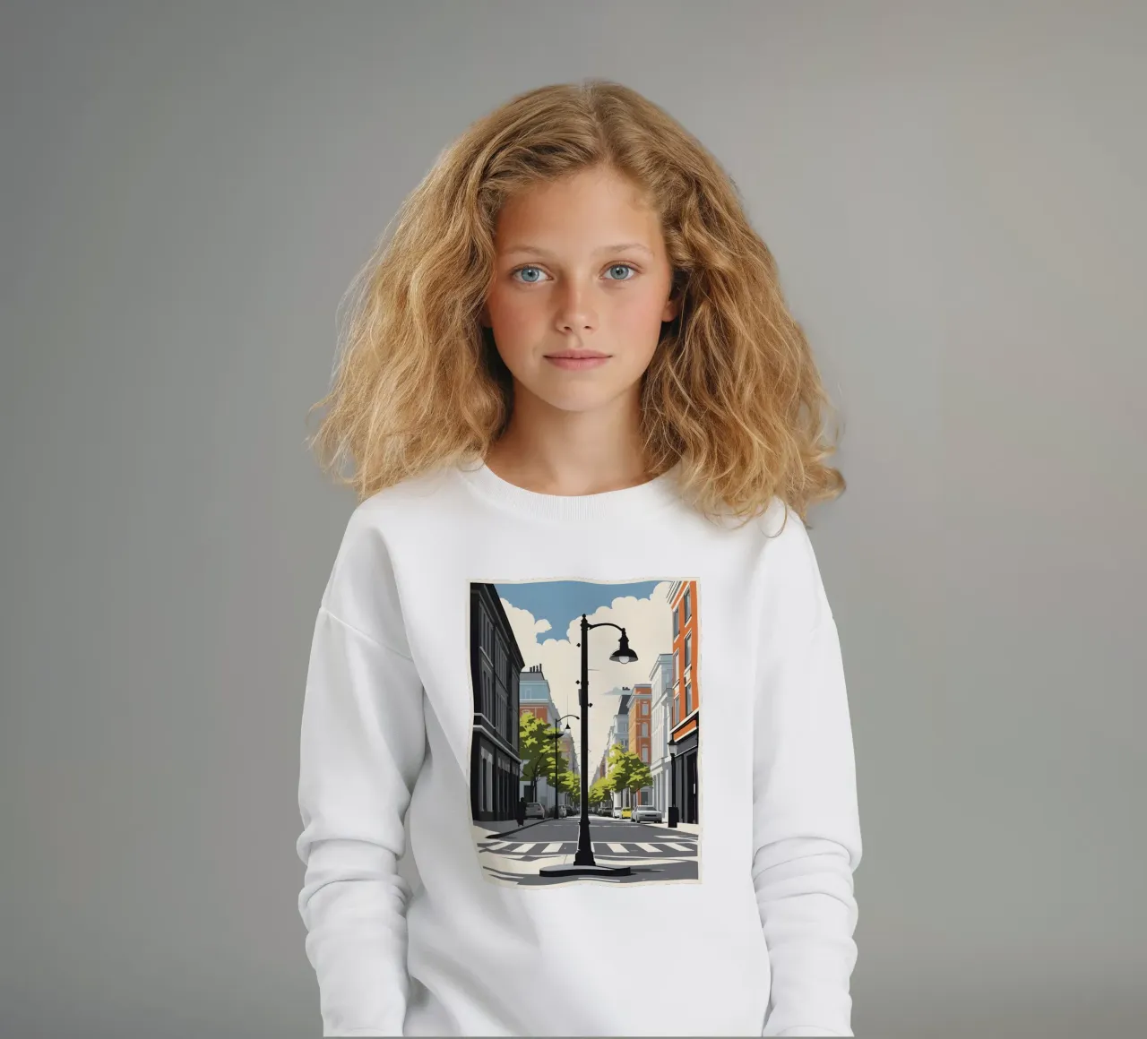 Sagoma di un lampione felpa bambino da LIFESTYLE OBJECTS
