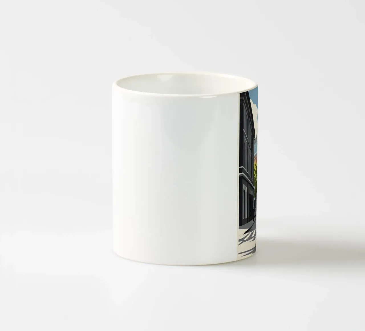 Sagoma di un lampione tazza in ceramica da LIFESTYLE OBJECTS