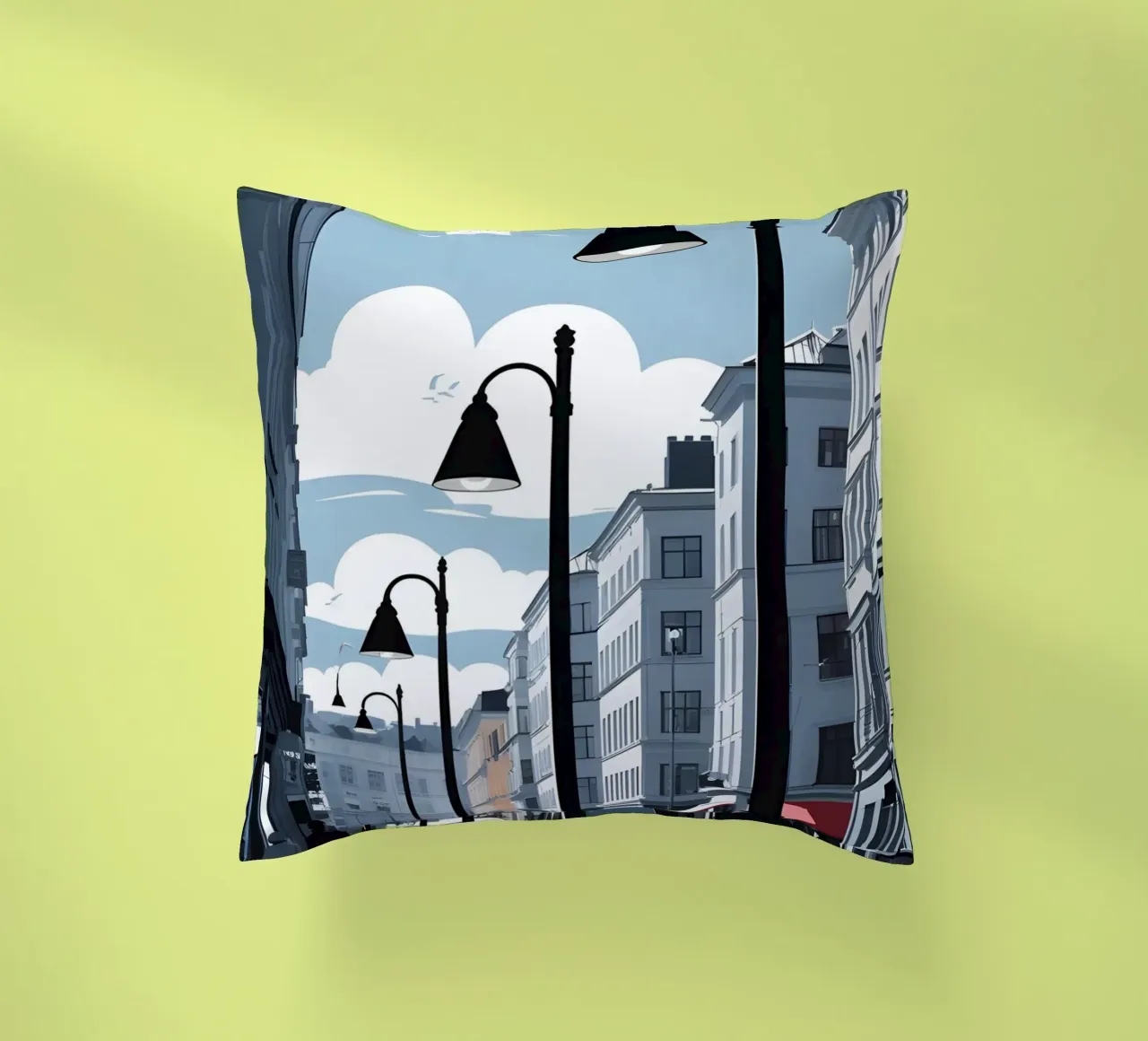 Sagoma di un lampione cuscino da LIFESTYLE OBJECTS