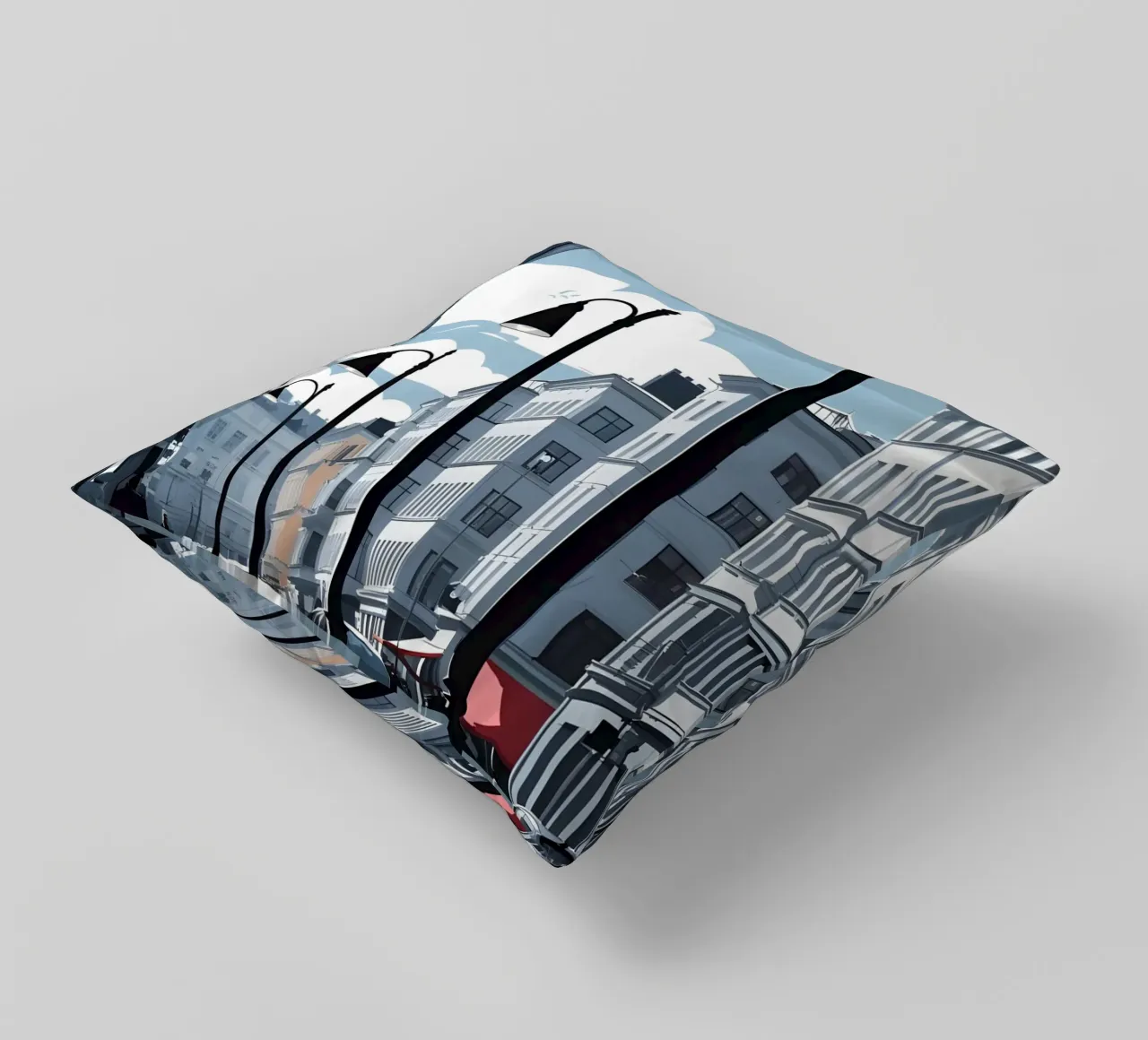 Sagoma di un lampione cuscino da LIFESTYLE OBJECTS